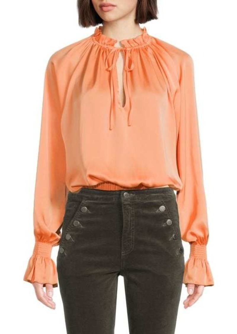 Ramy Brook Bethany Satin Blouse