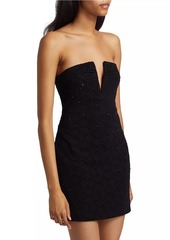 Ramy Brook Boaz Sequined Off-The-Shoulder Minidress