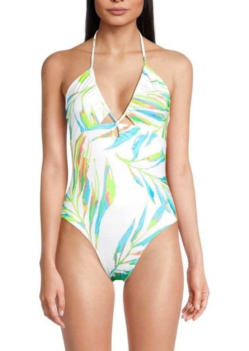 Ramy Brook Botanical Print One Piece Swimsuit