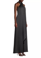 Ramy Brook Carey Satin Draped Gown