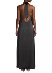 Ramy Brook Carey Satin Draped Gown