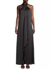 Ramy Brook Carey Satin Draped Gown