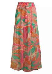 Ramy Brook Cecelia Tiered Cover-Up Skirt