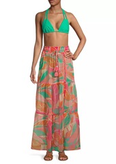Ramy Brook Cecelia Tiered Cover-Up Skirt