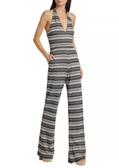 Ramy Brook Chandler Striped Sleeveless Jumpsuit