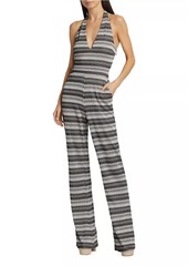 Ramy Brook Chandler Striped Sleeveless Jumpsuit