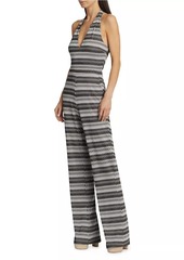 Ramy Brook Chandler Striped Sleeveless Jumpsuit