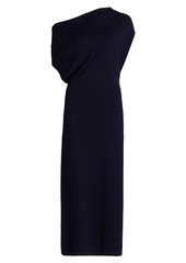 Ramy Brook Chet Wool One-Shoulder Maxi Dress