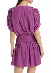 Ramy Brook Corinne Jersey Dolman-Sleeve Minidress