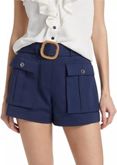 Ramy Brook Cornelia Belted Utility Shorts