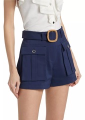 Ramy Brook Cornelia Belted Utility Shorts