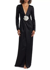 Ramy Brook Daryl V-Neck Gown