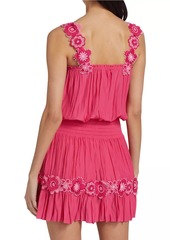 Ramy Brook Effie Embroidered Floral Minidress