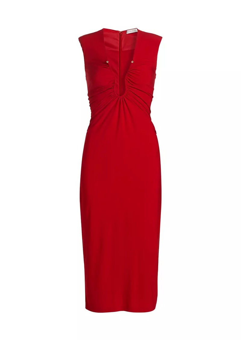 Ramy Brook Elena Ruched Jersey Midi-Dress