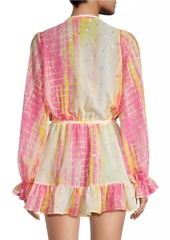 Ramy Brook Ellis Tie-Dye Cover-Up Minidress