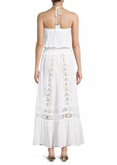 Ramy Brook Elyse Cotton Halter Maxi Dress