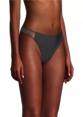 Ramy Brook Ensley Mesh-Paneled Bikini Bottom