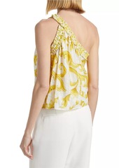 Ramy Brook Florence Filigree One-Shoulder Top