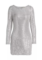 Ramy Brook Forrest Sequined Mesh Minidress