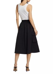 Ramy Brook Giovanna Cargo Midi-Dress