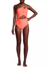 Ramy Brook India Asymmetric One-Piece Swimsuit