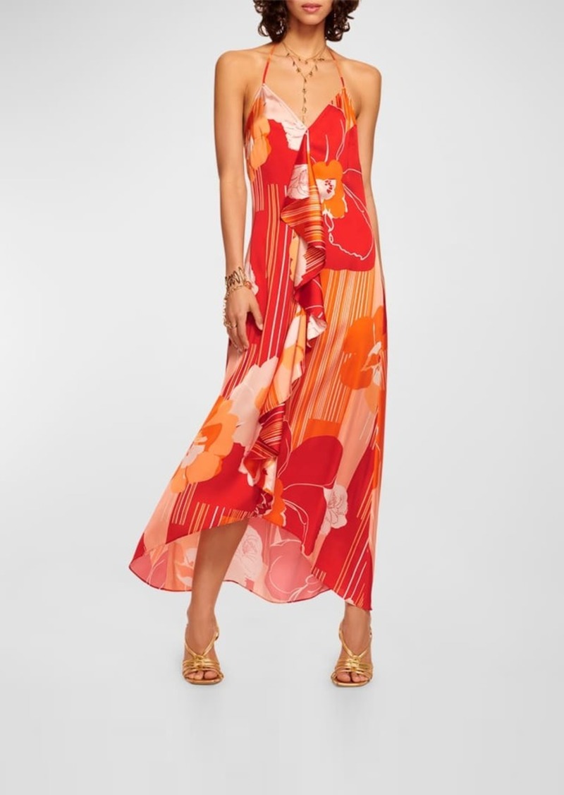 Ramy Brook Jeanette Floral High-Low Dress