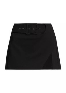 Ramy Brook Jones Belted Micro Miniskirt