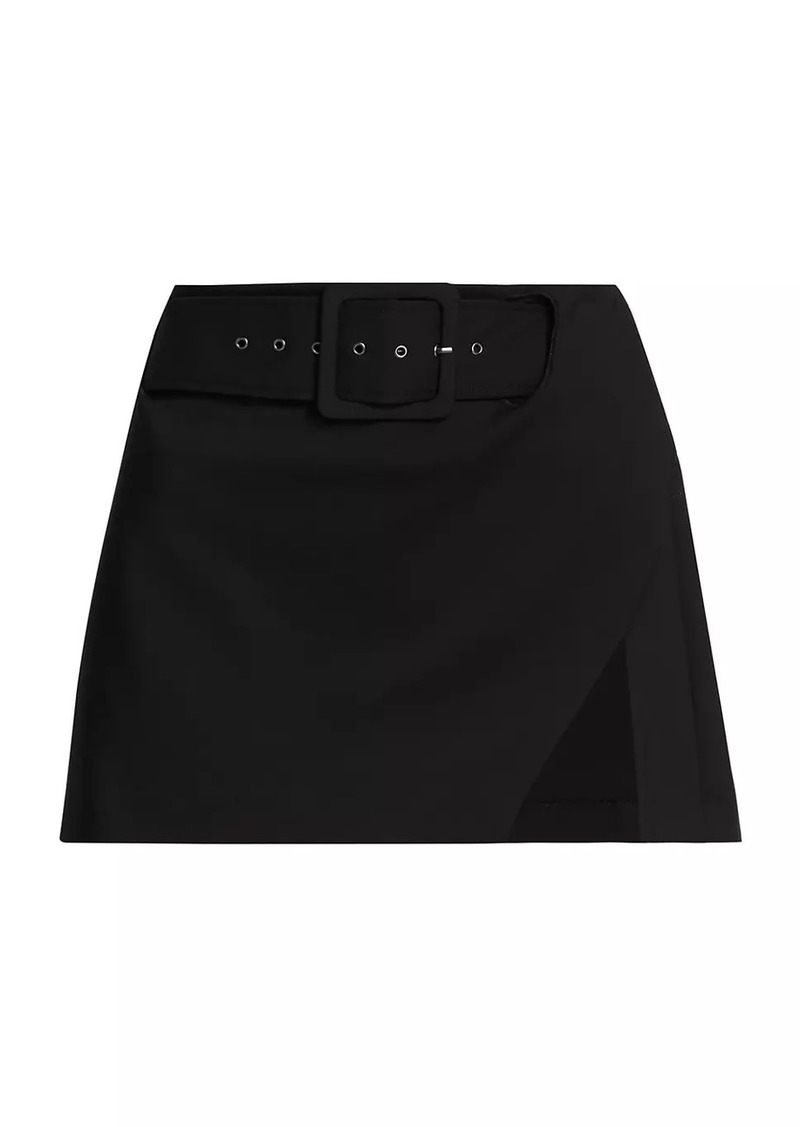 Ramy Brook Jones Belted Micro Miniskirt