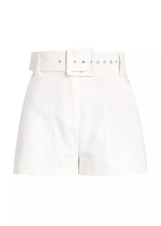 Ramy Brook Kasey Belted High-Rise Shorts