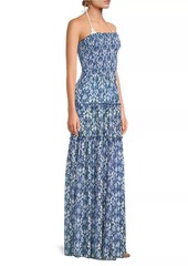 Ramy Brook Leta Sequined Strapless Maxi Dress