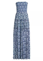 Ramy Brook Leta Sequined Strapless Maxi Dress