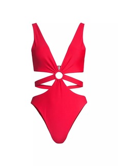Ramy Brook Lexi One-Piece Cut-Out Swimsuit