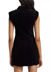 Ramy Brook Lolita Velvet Sleeveless Minidress