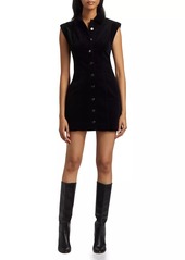 Ramy Brook Lolita Velvet Sleeveless Minidress