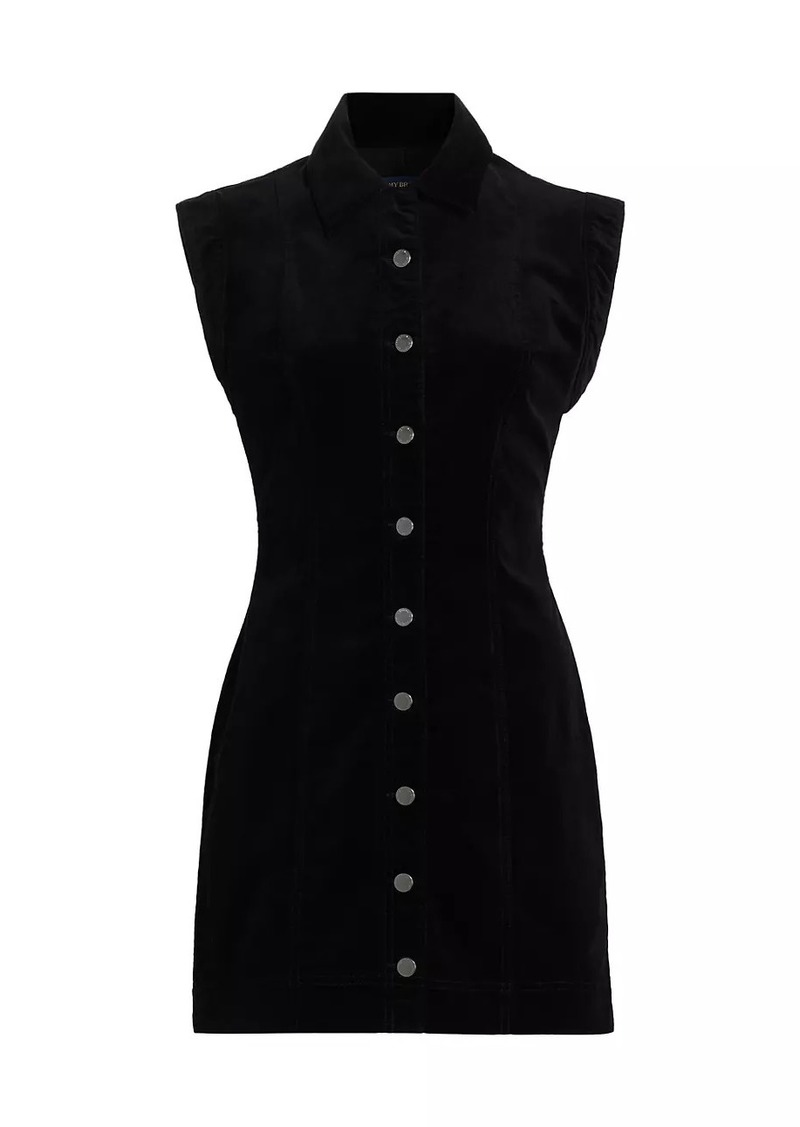 Ramy Brook Lolita Velvet Sleeveless Minidress