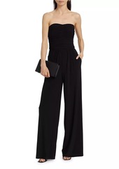 Ramy Brook Lona Jersey Strapless Jumpsuit