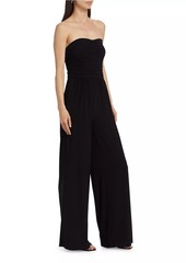 Ramy Brook Lona Jersey Strapless Jumpsuit