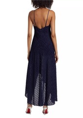 Ramy Brook Lorena Textured High-Low Maxi Dress