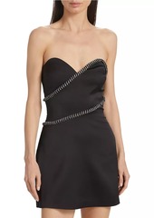 Ramy Brook Lyla Strapless Beaded Minidress