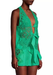 Ramy Brook Macie Embroidered Top