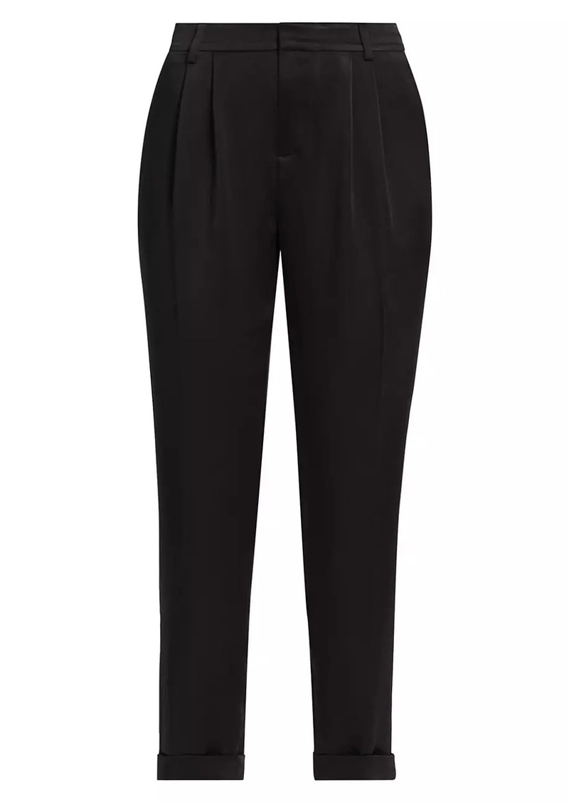 Ramy Brook Madelyn Cropped Satin Pants