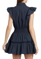 Ramy Brook Marceline Flutter-Sleeve Minidress