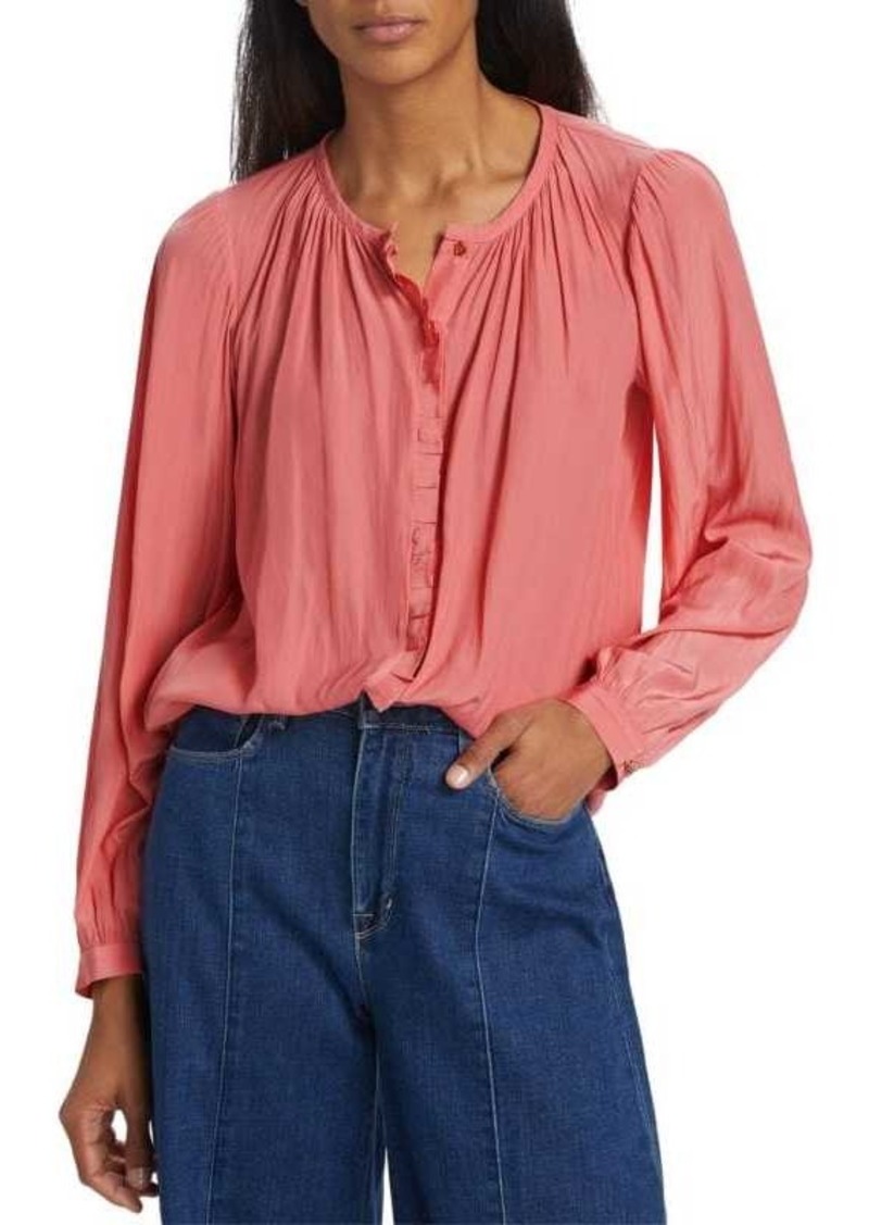 Ramy Brook Maria Satin Shirt