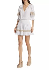 Ramy Brook Mika Lace-Trimmed Minidress