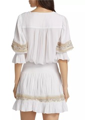 Ramy Brook Mika Lace-Trimmed Minidress