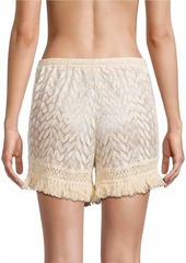 Ramy Brook Mina Lace Cover-Up Shorts