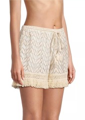 Ramy Brook Mina Lace Cover-Up Shorts