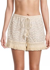 Ramy Brook Mina Lace Cover-Up Shorts