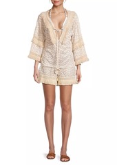 Ramy Brook Mina Lace Cover-Up Shorts