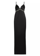 Ramy Brook Mosby Crystal-Trimmed Gown